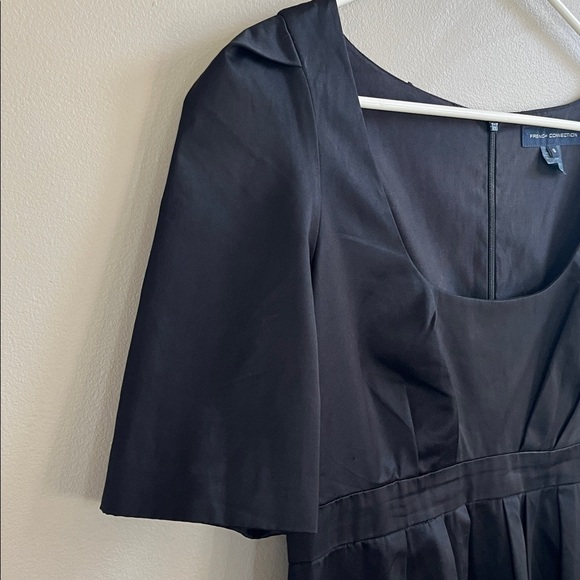 French Connection black scoop neck mini dress size 8 - Picture 5 of 15